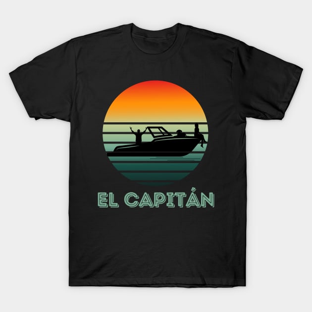 El Capitán Men's Boating T-Shirt by Three Little Birds